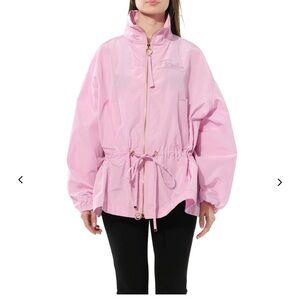 Pucci cinched waist parka